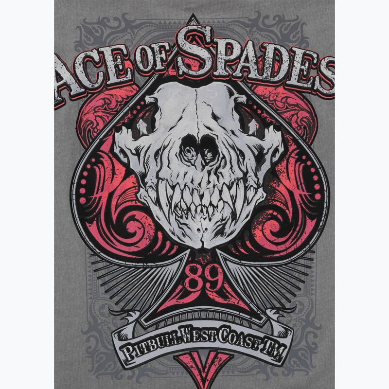 Pánske tričko Pitbull Ace Of Spades grey 8