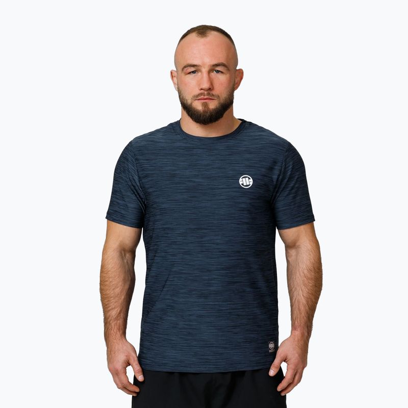 Pánske športové tričko Pitbull Small Logo Casual T-shirt navy melange
