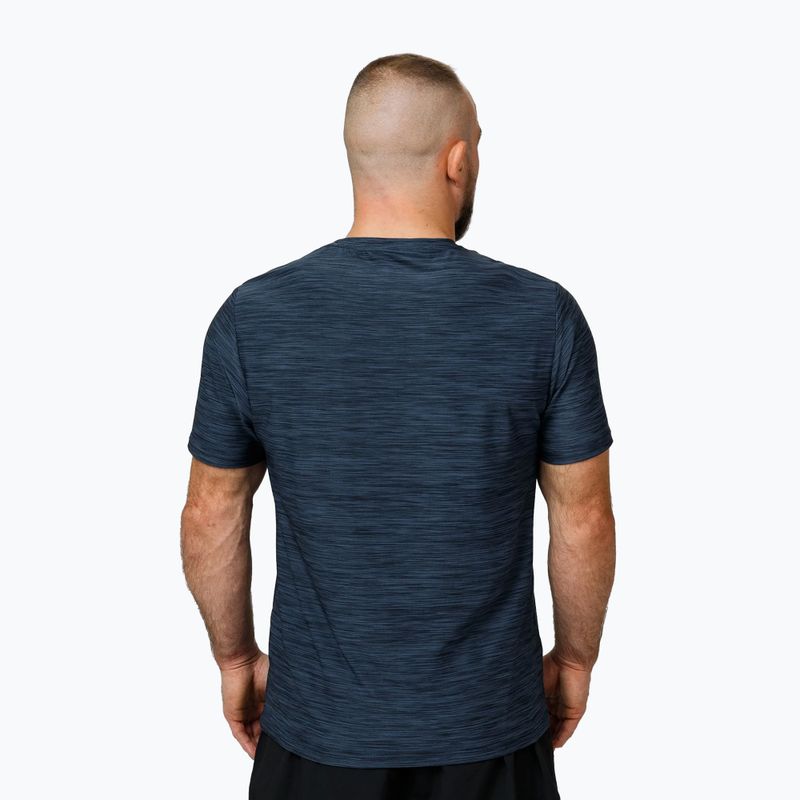 Pánske športové tričko Pitbull Small Logo Casual T-shirt navy melange 3