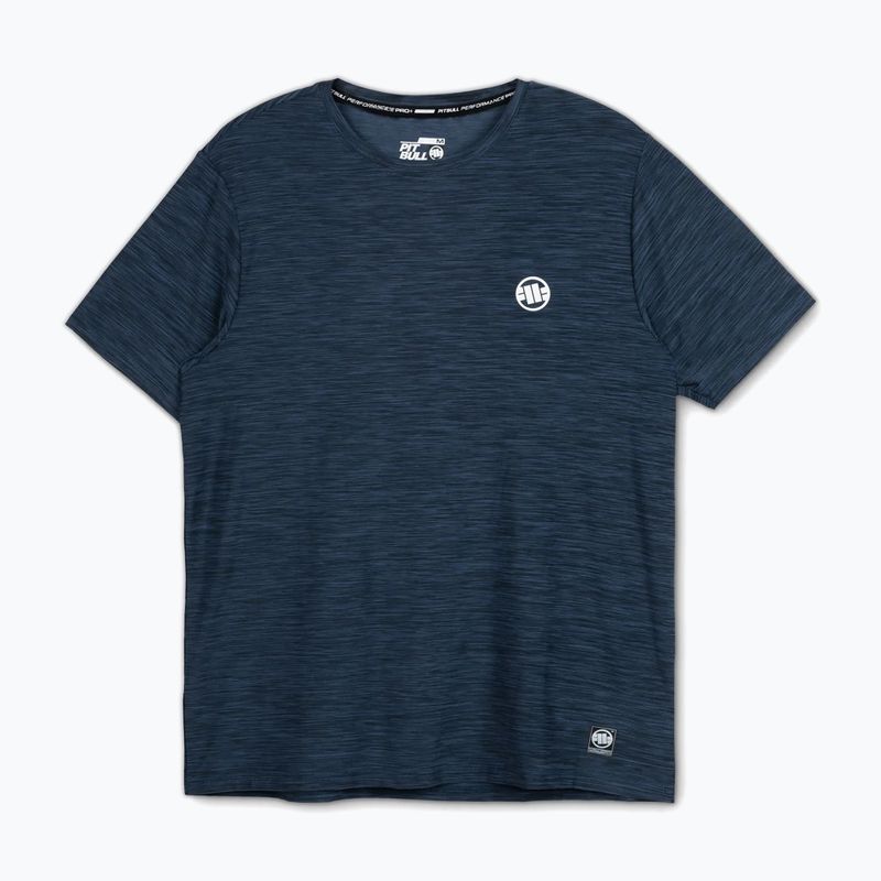Pánske športové tričko Pitbull Small Logo Casual T-shirt navy melange 4