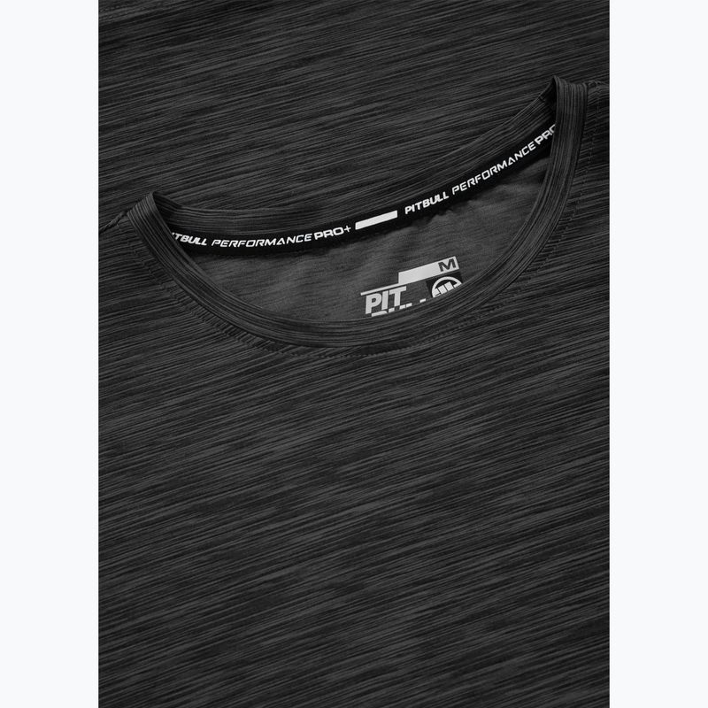 Pánske tričko Pitbull Small Logo Casual Sport black melange 6