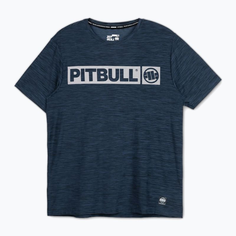 Pánske tričko Pitbull Hilltop Casual Sport T-shirt navy melange 4