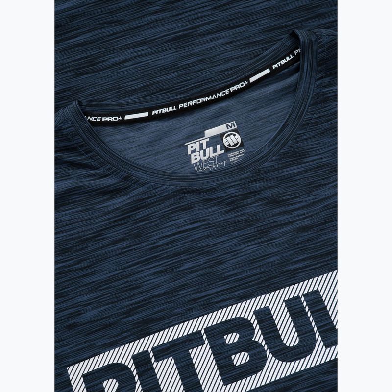 Pánske tričko Pitbull Hilltop Casual Sport T-shirt navy melange 6