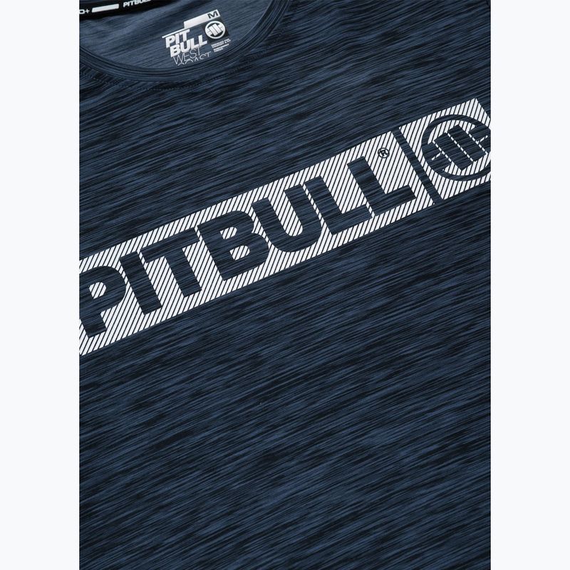 Pánske tričko Pitbull Hilltop Casual Sport T-shirt navy melange 7