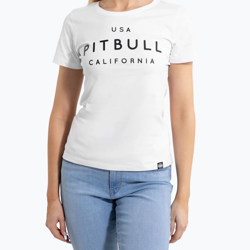 Dámske tričko Pitbull Usa Cal white 4