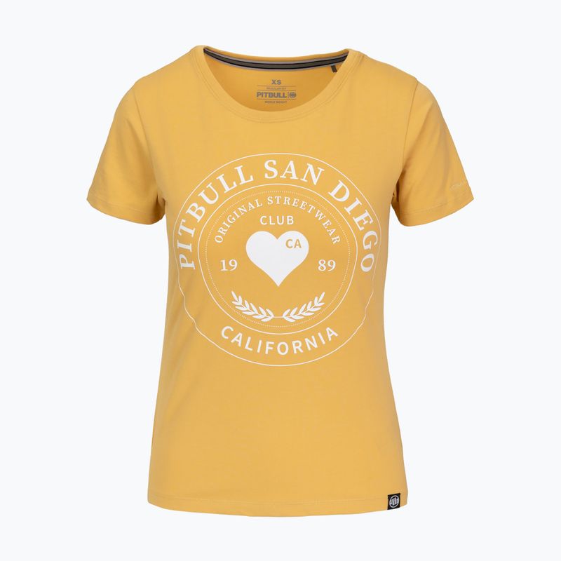 Dámske tričko Pitbull Heartie pale yellow 4