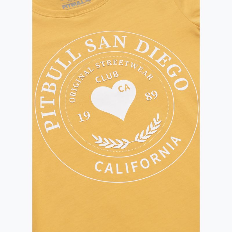 Dámske tričko Pitbull Heartie pale yellow 7