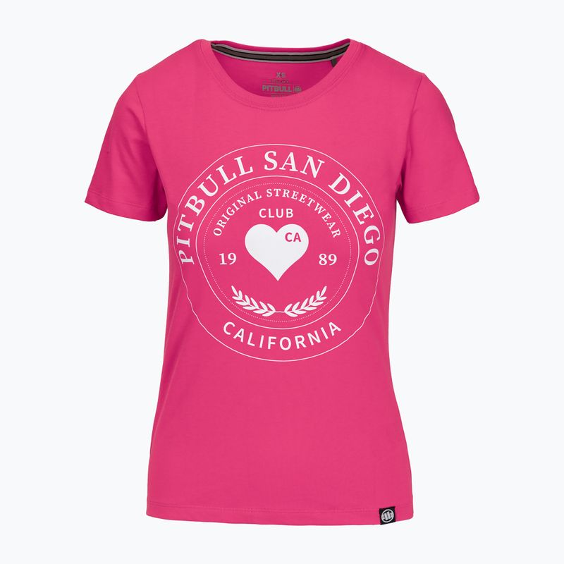 Dámske tričko Pitbull Heartie raspberry red 5