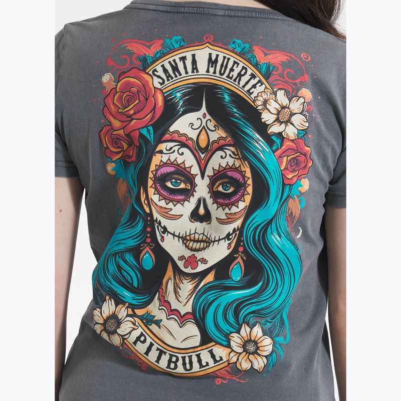 Dámske tričko Pitbull Santa Muerte 25 graphite 4