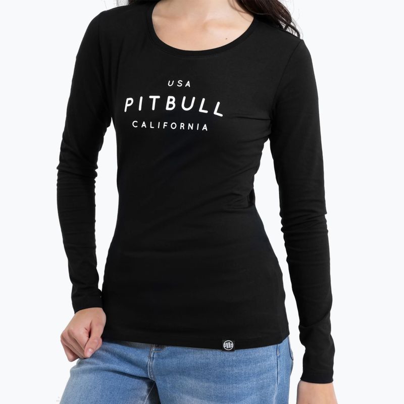 Dámske tričko Longsleeve Pitbull Usa Cal Slim Fit black 4