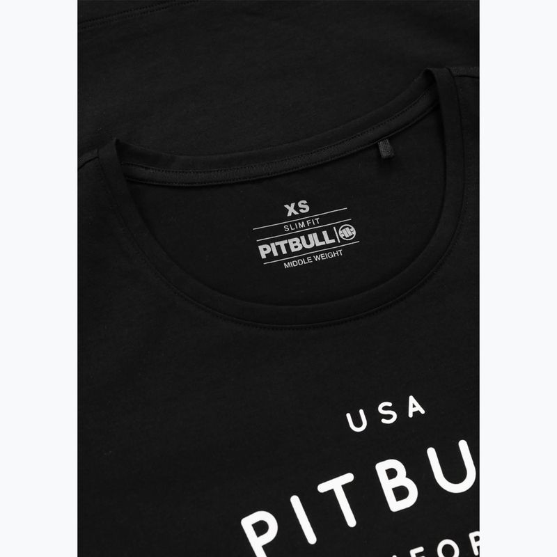 Dámske tričko Longsleeve Pitbull Usa Cal Slim Fit black 10
