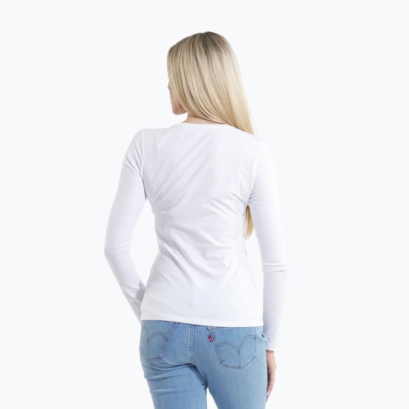 Dámske tričko Longsleeve Pitbull Usa Cal Slim Fit white 3
