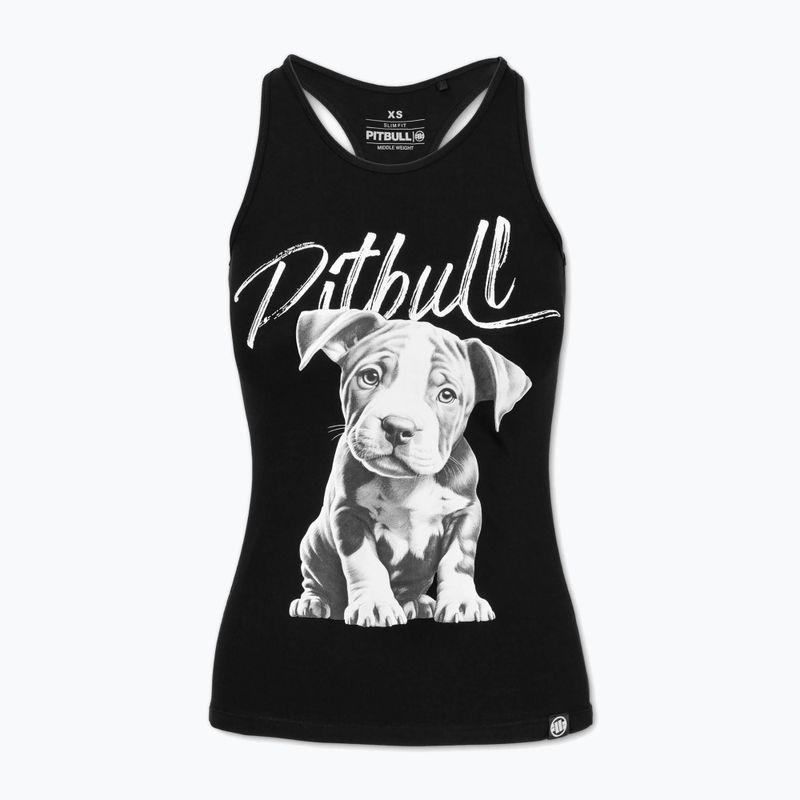 Dámske tielko Pitbull Puppy čierne