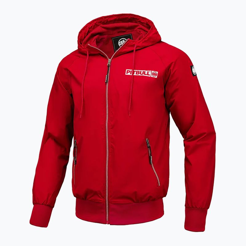 Dámska bunda Pitbull Aaricia Hilltop Hooded Nylon flame red