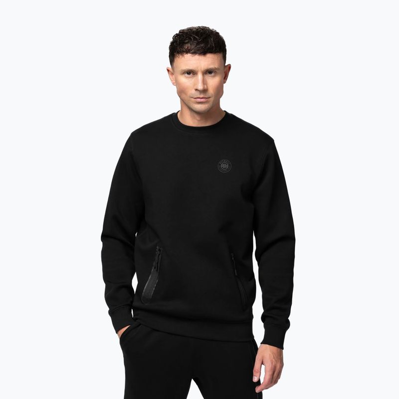 Pánska mikina Pitbull Dogwood Crewneck Sweatshirt black