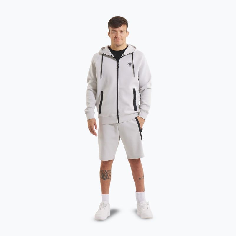 Pánska mikina Pitbull Dogwood Hooded Zip Sweatshirt white/blue 2