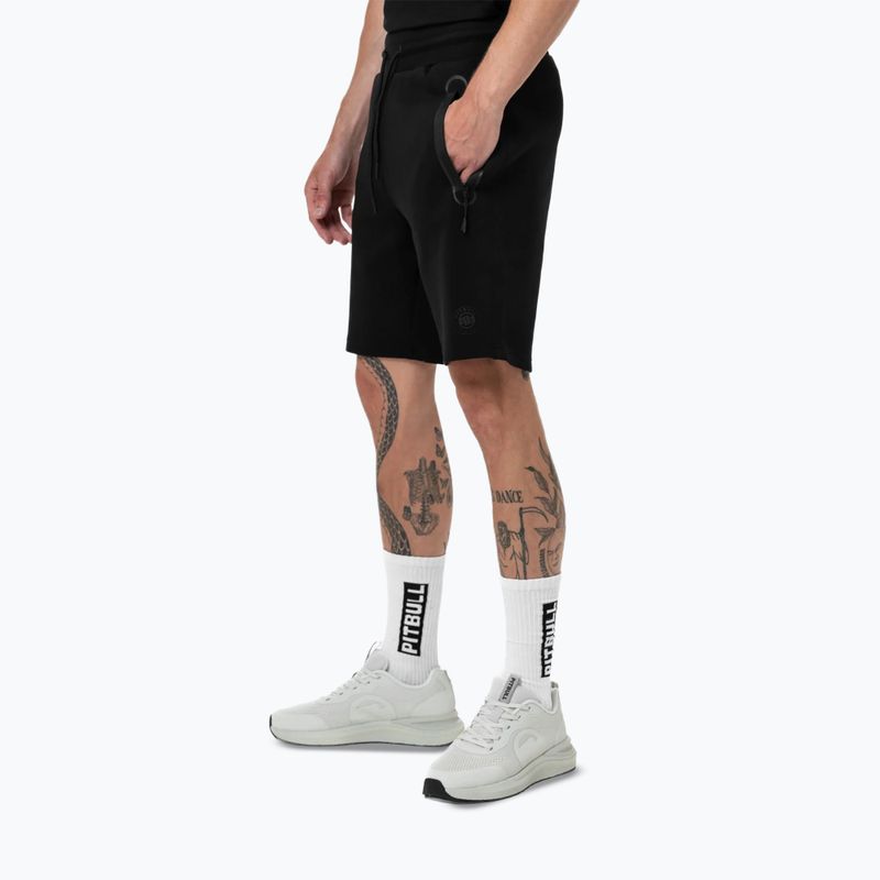 Pitbull Dogwood Sport pánske šortky čierne 4