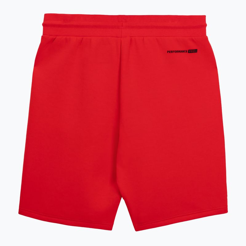 Pitbull Dogwood Sport fluo/červené pánske šortky 2