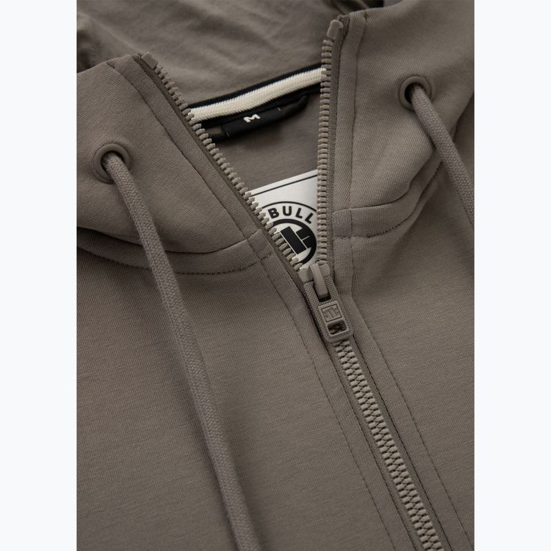 Pánska mikina Pitbull Sampson Hooded Zip Sweatshirt taupe 9