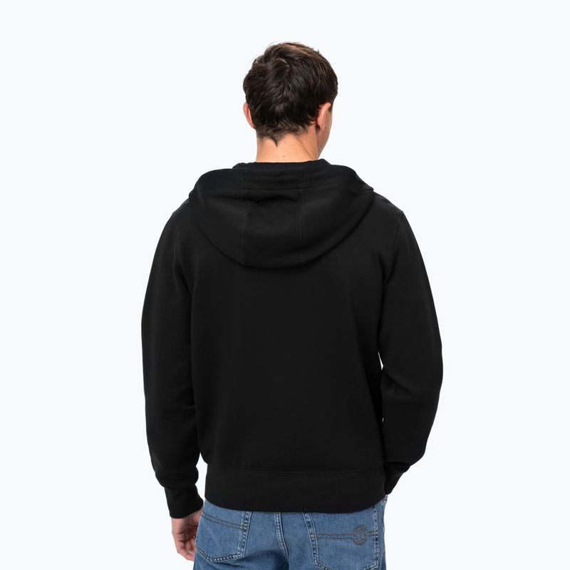 Pánska mikina Pitbull Sampson Hooded Zip Sweatshirt black 3