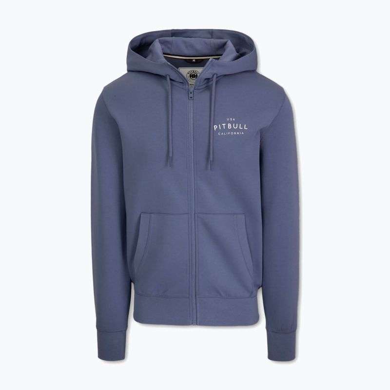 Pánska mikina Pitbull Sampson Hooded Zip Sweatshirt navy jeans