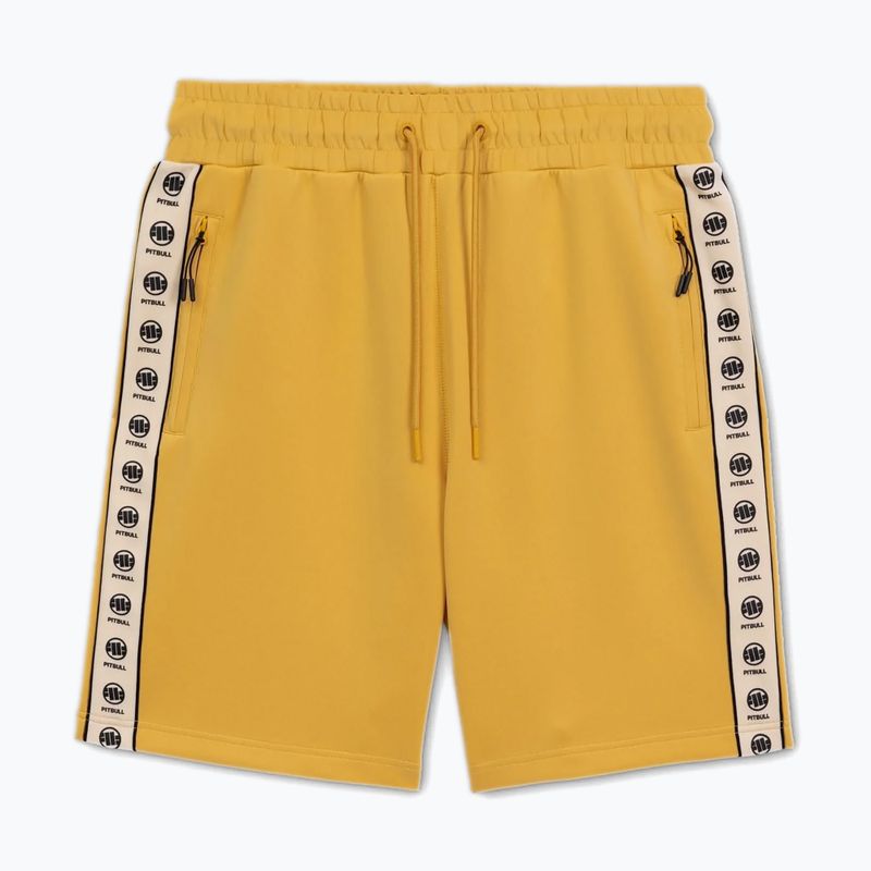 Pánske šortky Pitbull Track Shorts Powers pale yellow