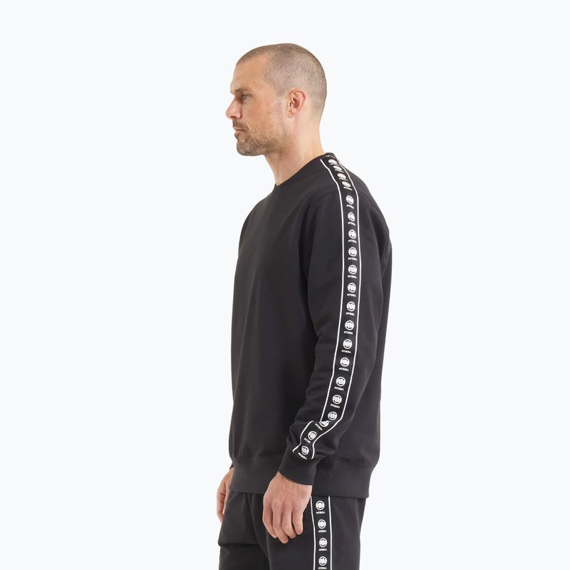 Pánska mikina Pitbull Tape Nugget Crewneck Sweatshirt black 4