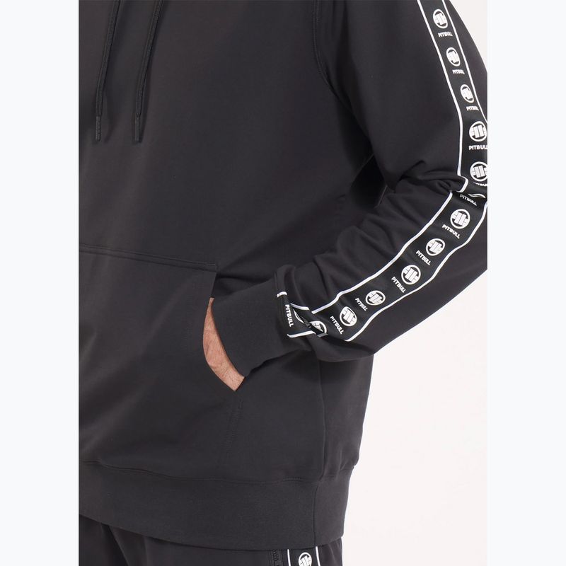 Pánska mikina Pitbull Tape Nugget Hooded Sweatshirt black 6