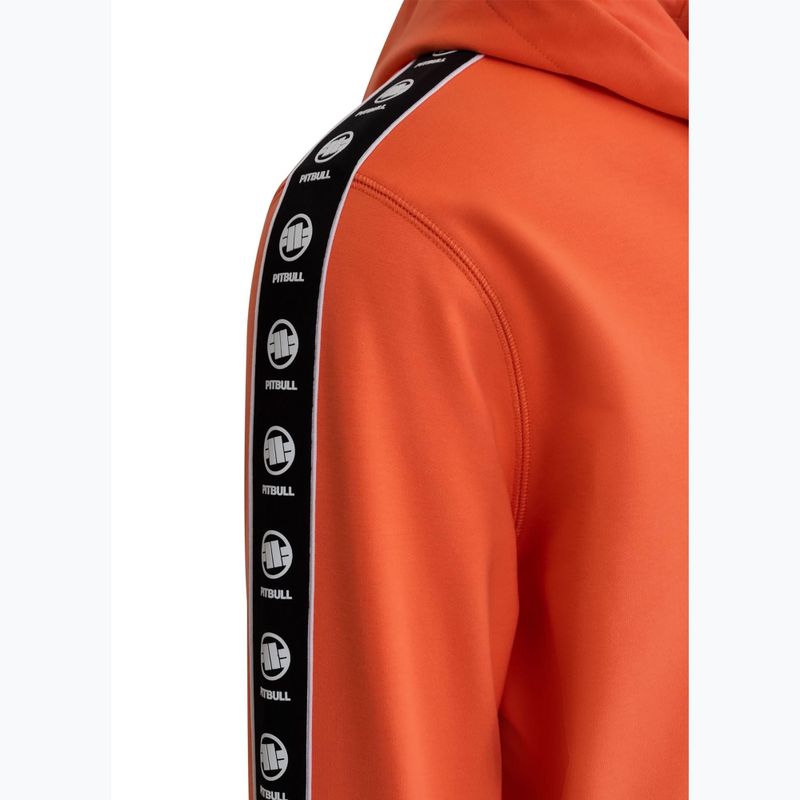 Pánska mikina Pitbull Tape Nugget Hooded Sweatshirt bright salmon 8