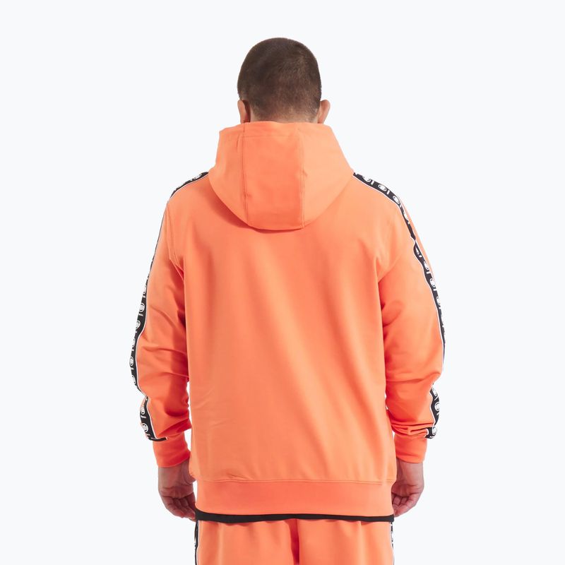 Pánska mikina Pitbull Tape Nugget Hooded Zip Sweatshirt bright salmon 3