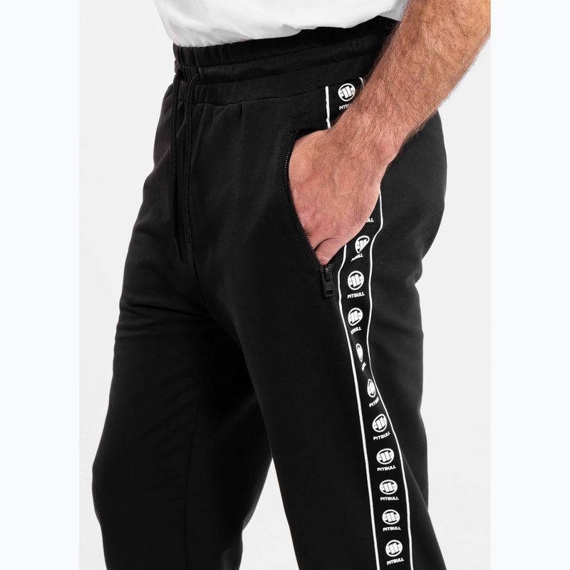 Pánske tepláky Pitbull Tape Nugget Jogging black 4