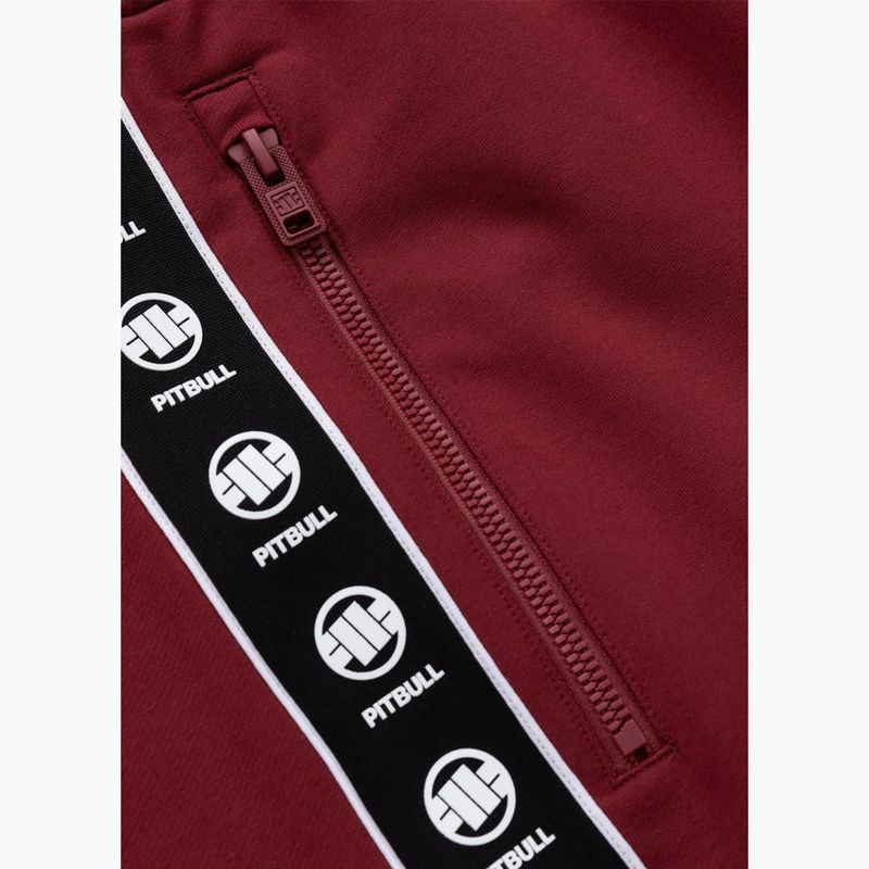 Pánske tepláky Pitbull Tape Nugget Jogging burgundy 8