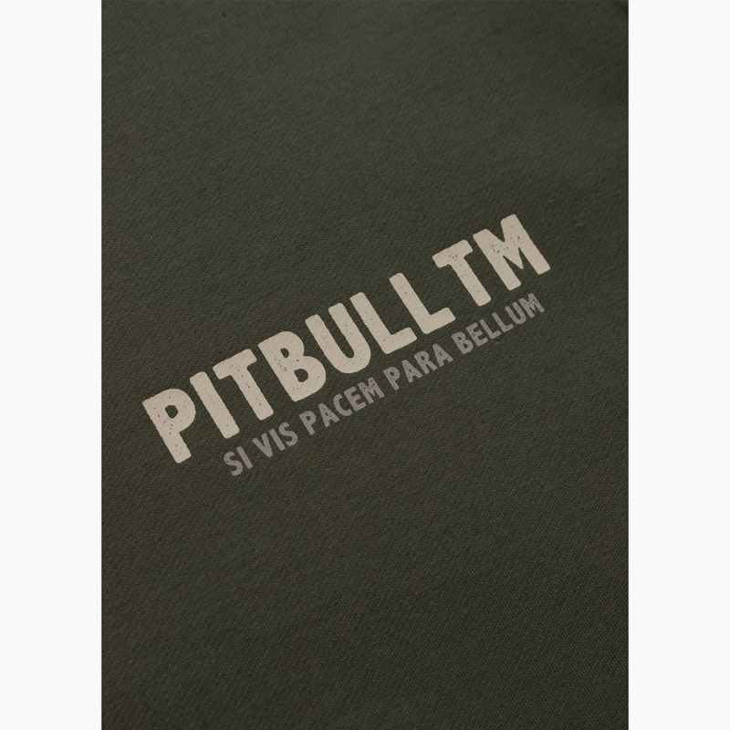 Pánska mikina Pitbull Para Bellum Crewneck Sweatshirt old green 4