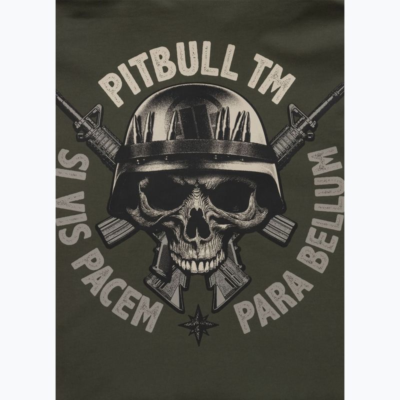 Pánska mikina Pitbull Para Bellum Crewneck Sweatshirt old green 5