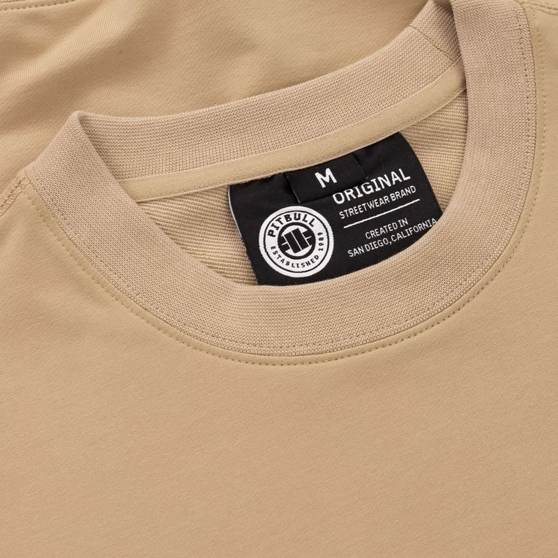 Pánska mikina Pitbull Graffitti Crewneck Sweatshirt pale sand 3