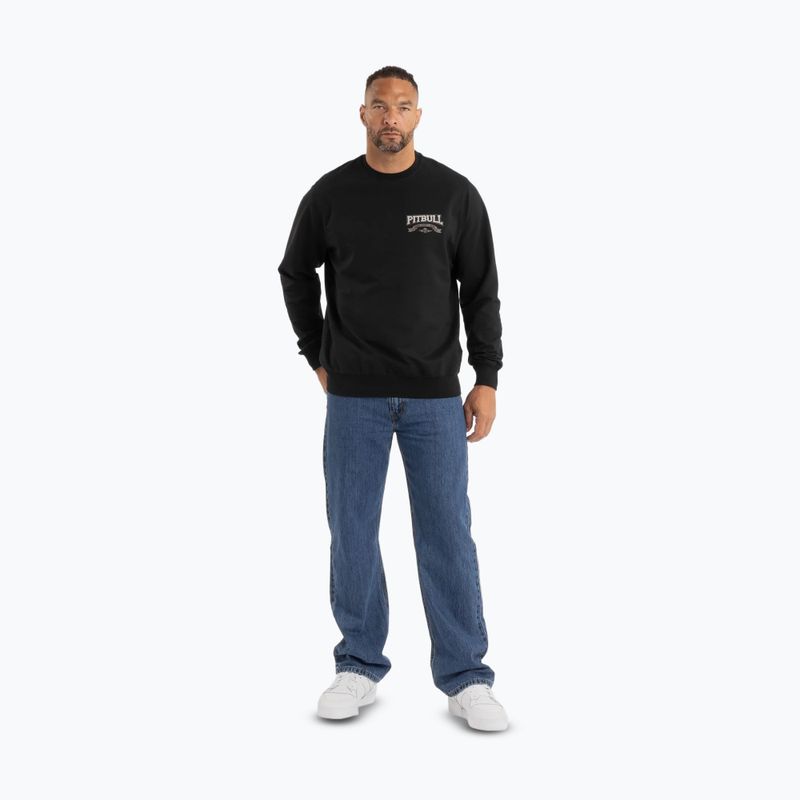 Pánska mikina Pitbull Troublemaker Crewneck Sweatshirt black 2