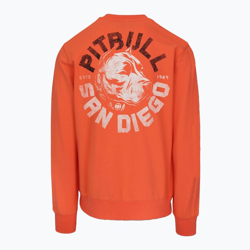 Pánska mikina Pitbull Dog Sd Crewneck Sweatshirt bright salmon 2
