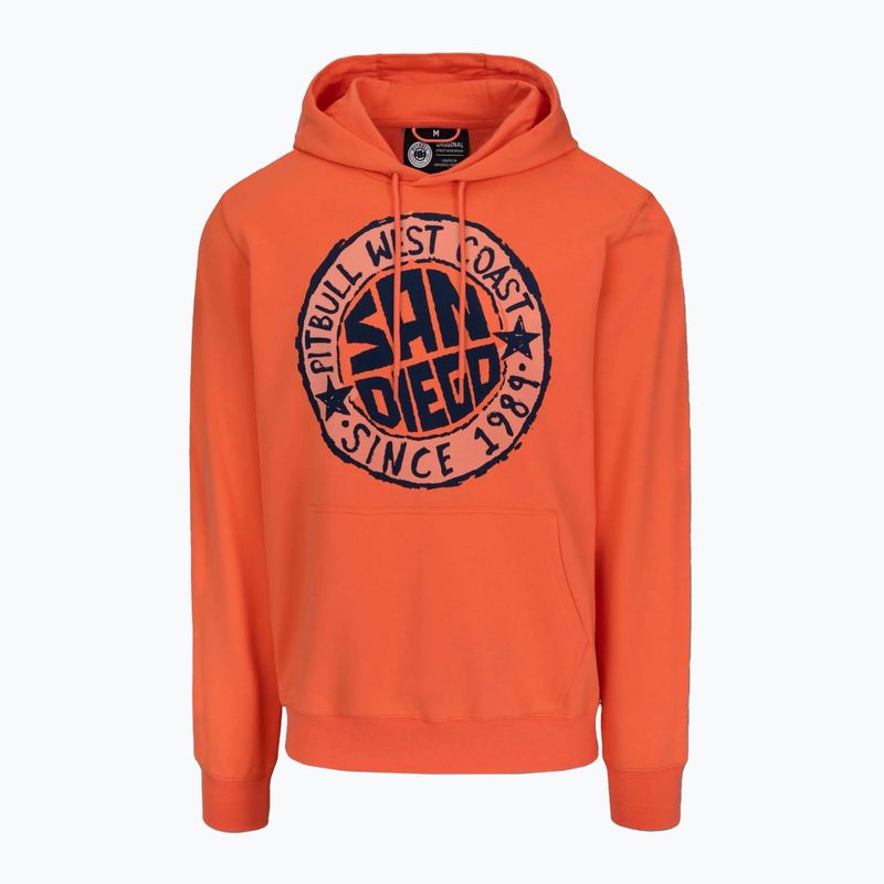 Mikina Pitbull San Diego Sun Hooded Sweatshirt bright salmon