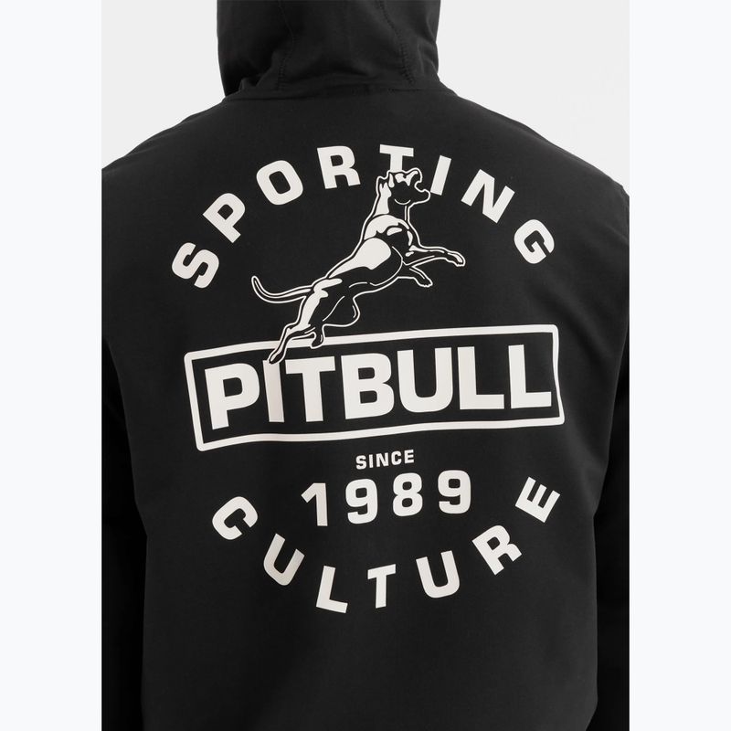 Pánska mikina Pitbull Physical Culture Hooded Zip Sweatshirt black 3