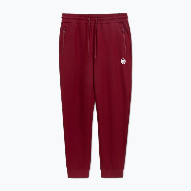 Pánske nohavice Pitbull Nugget Jogging burgundy 3