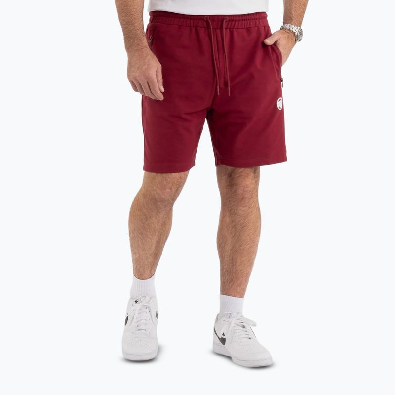 Pánske šortky Pitbull Nugget burgundy