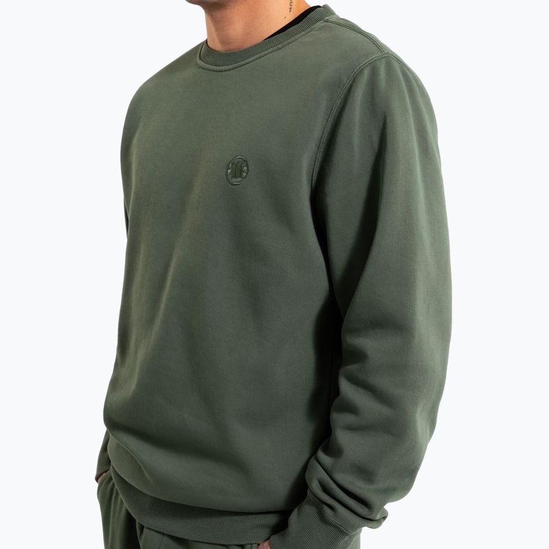 Pánska mikina Pitbull Lancaster 2 Crewneck Sweatshirt sage green 3