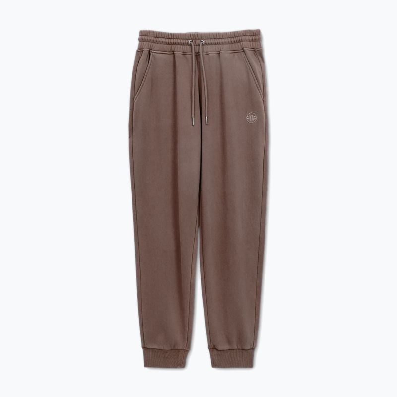 Pánske tepláky Pitbull Lancaster 2 washed burgundy 4