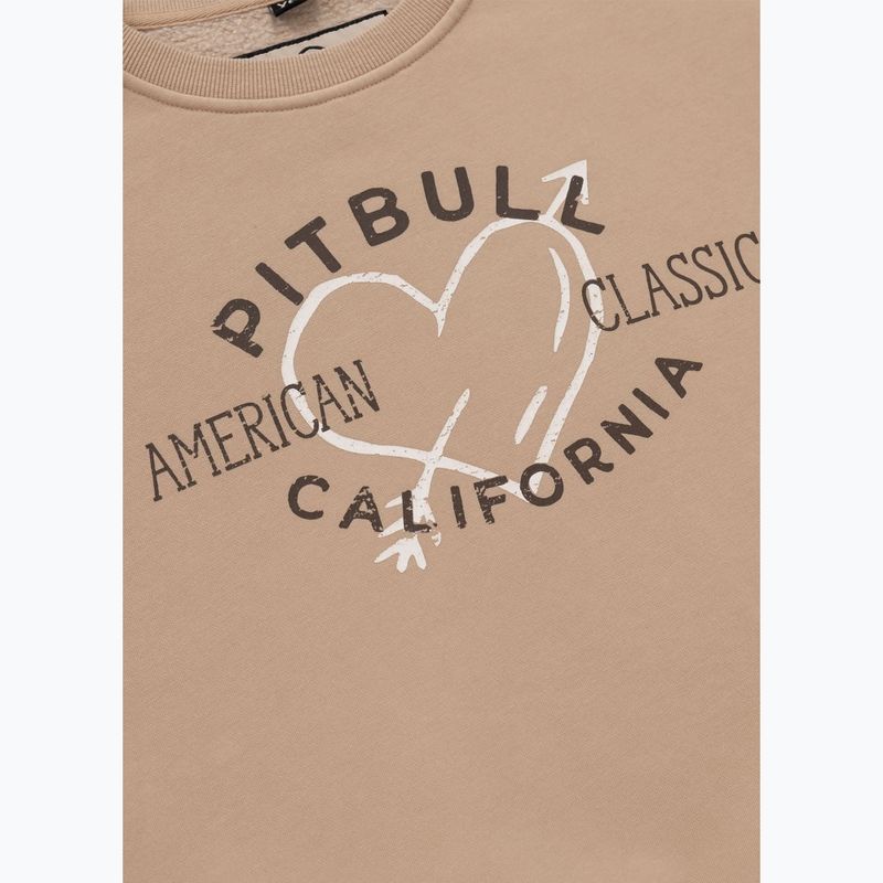Dámska mikina Pitbull Manzanita Heart Crewneck Sweatshirt sand 7