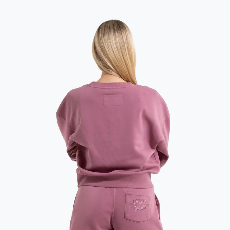 Dámska mikina Pitbull Manzanita Heart Crewneck Sweatshirt pink 3