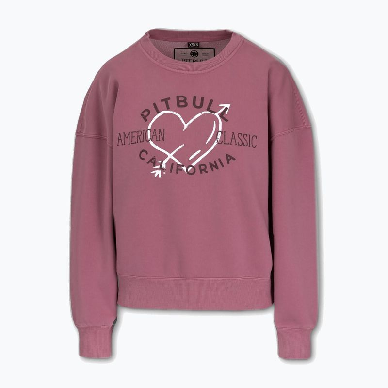 Dámska mikina Pitbull Manzanita Heart Crewneck Sweatshirt pink 6