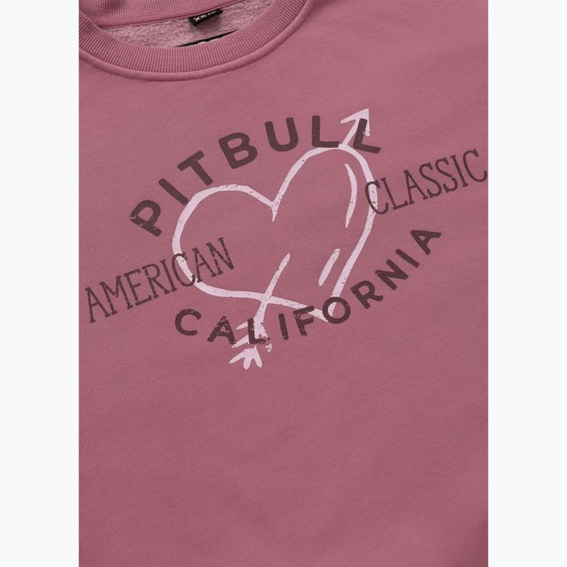 Dámska mikina Pitbull Manzanita Heart Crewneck Sweatshirt pink 9