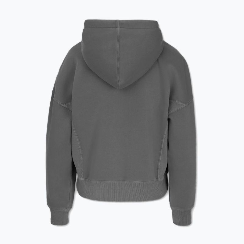Dámska mikina Pitbull Manzanita Heart Hooded Zip Sweatshirt washed grey 5