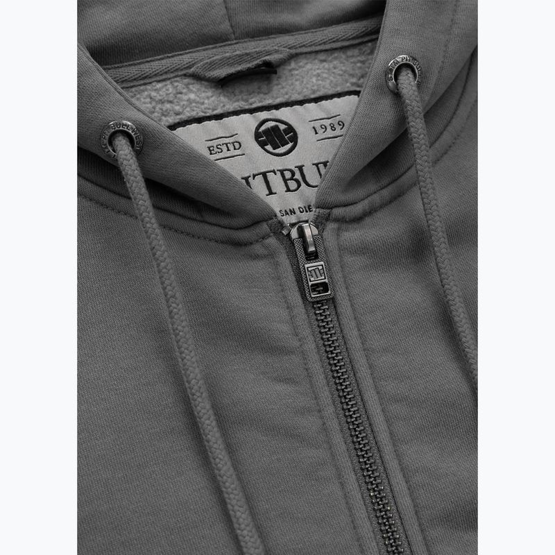 Dámska mikina Pitbull Manzanita Heart Hooded Zip Sweatshirt washed grey 6