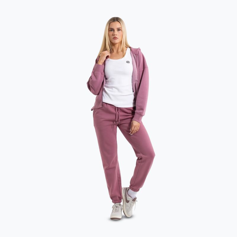 Dámska mikina Pitbull Manzanita Heart Hooded Zip Sweatshirt pink 2